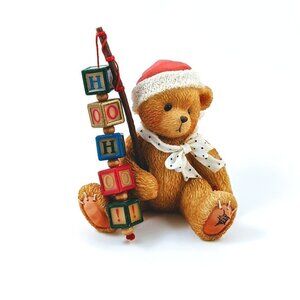 Vintage Cherished Teddies Holden "Catching The Holiday Spirit!" HoHo! Figurine